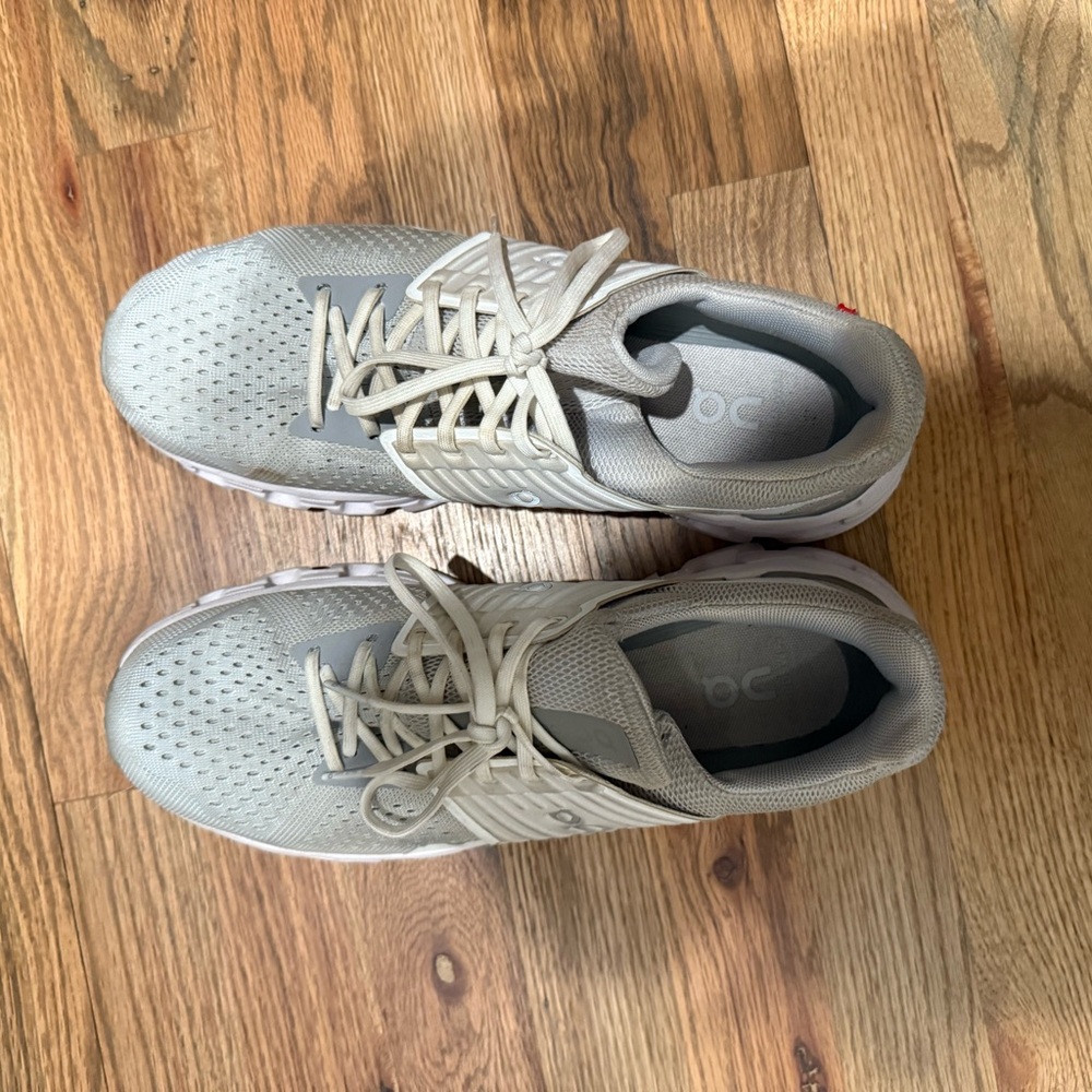 On Cloud Gray Athletic Running Shoes